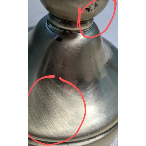 STIFFEL VTG BRASS TABLE LAMP 2 Arms 23" MCM RETRO 50'S CHARM NO SHADES - Picture 9 of 10